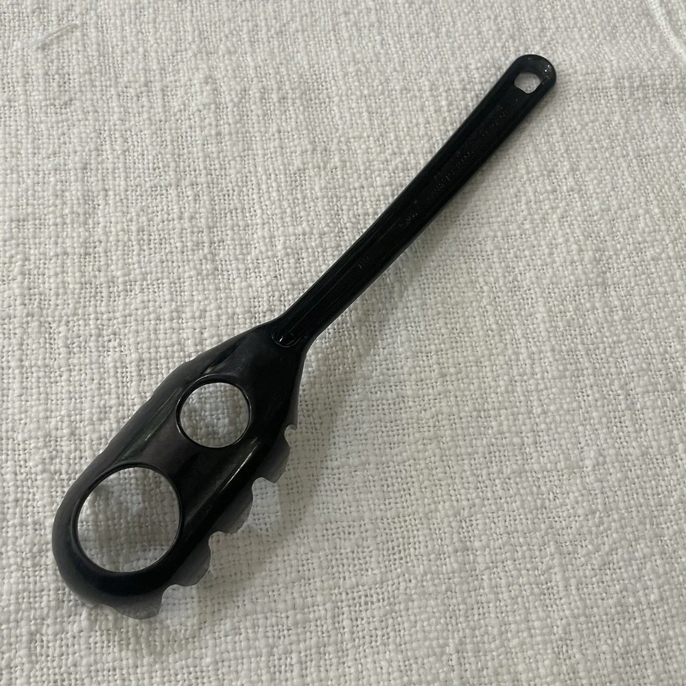 VINTAGE‎ Black ULTRATEMP Kitchen Utensils Pasta Measure Serving Spoon USA